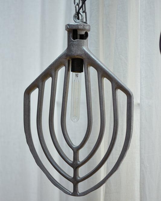Industrial Hanging Ceiling Pendant Light (Flat Beater Whisk)