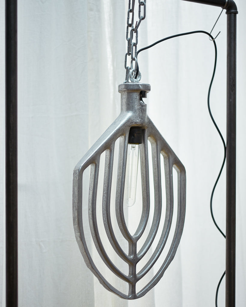 Industrial Hanging Ceiling Pendant Light (Flat Beater Whisk)