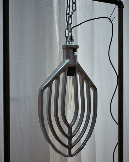Industrial Hanging Ceiling Pendant Light (Flat Beater Whisk)