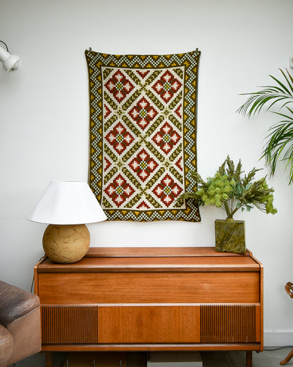 Norwegian Wool Tapestry Wall Hanging