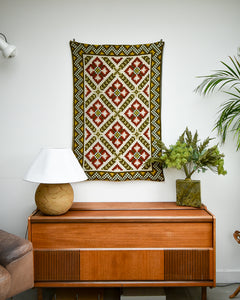 Norwegian Wool Tapestry Wall Hanging