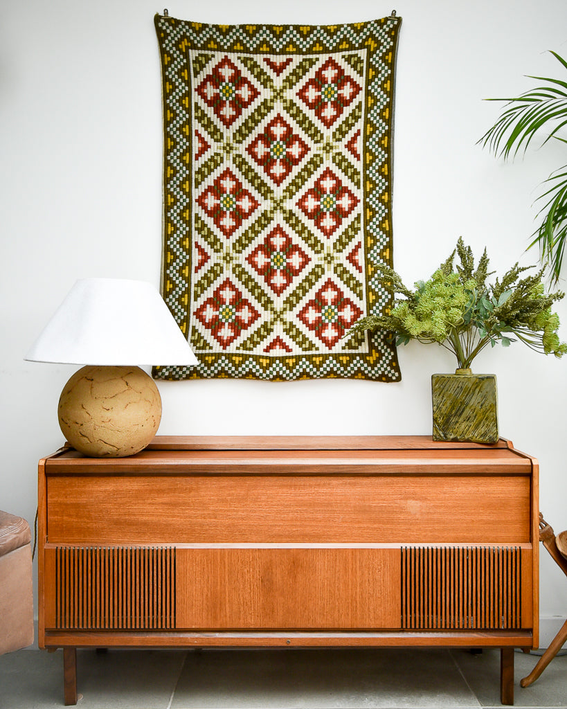 Norwegian Wool Tapestry Wall Hanging