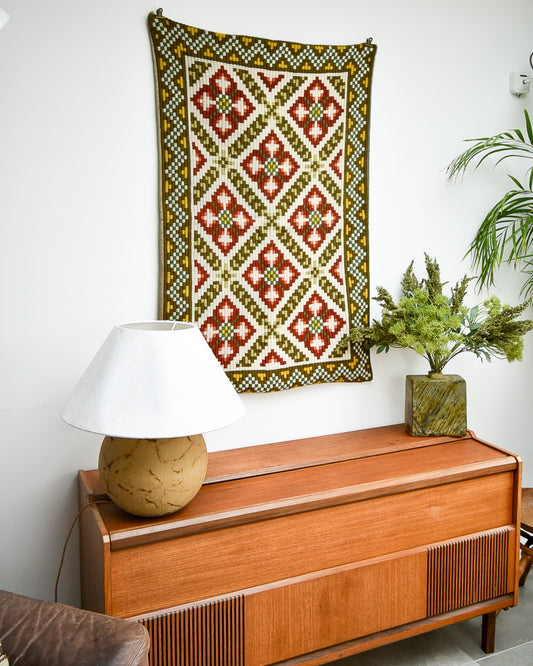 Norwegian Wool Tapestry Wall Hanging