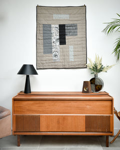 Handmade Recycled Material Patchwork Wall Hanging