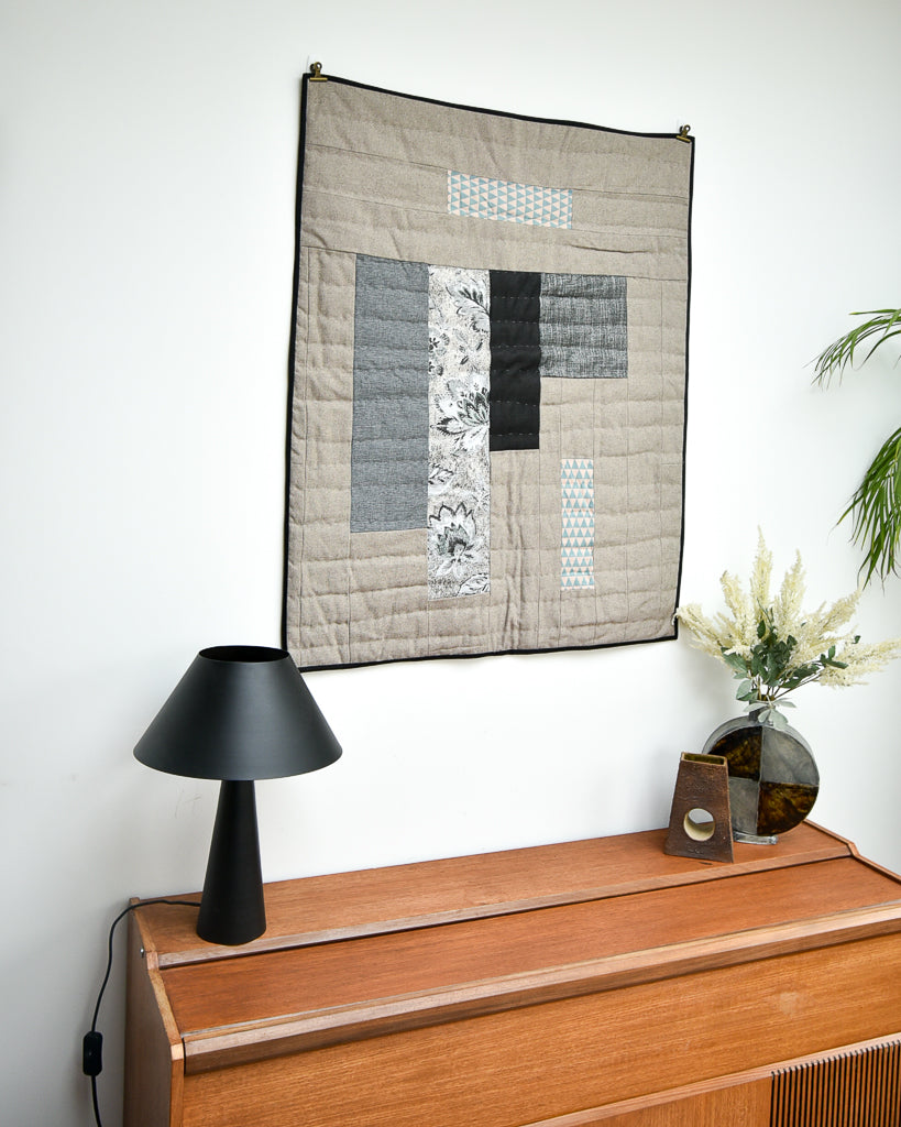 Handmade Recycled Material Patchwork Wall Hanging