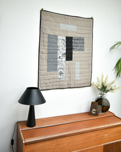 Handmade Recycled Material Patchwork Wall Hanging
