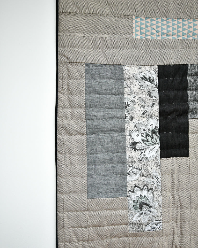 Handmade Recycled Material Patchwork Wall Hanging