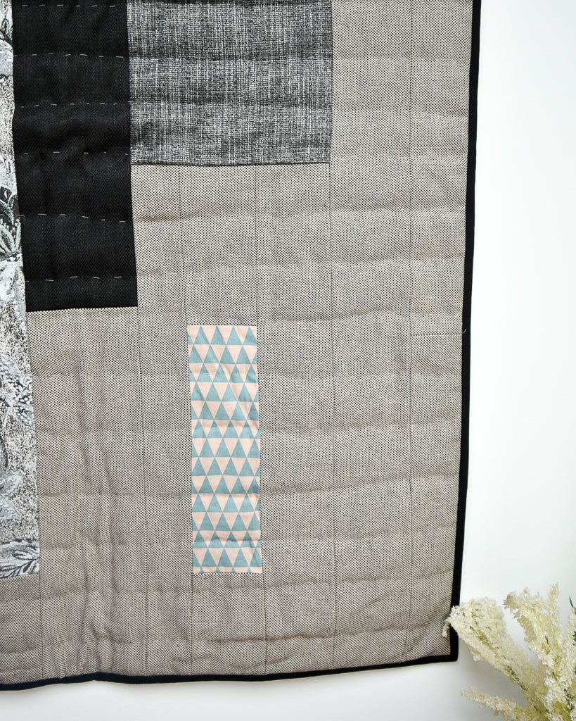 Handmade Recycled Material Patchwork Wall Hanging