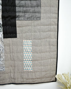 Handmade Recycled Material Patchwork Wall Hanging