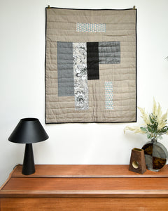 Handmade Recycled Material Patchwork Wall Hanging