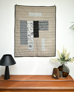 Handmade Recycled Material Patchwork Wall Hanging