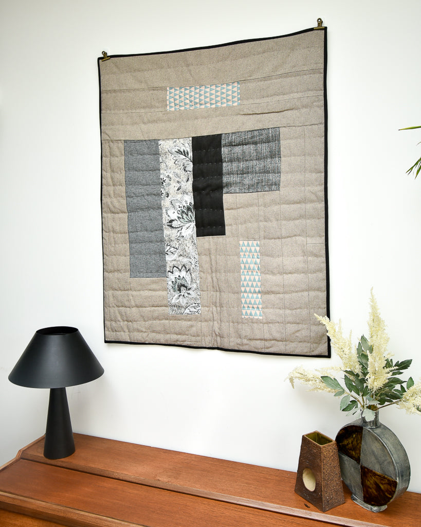 Handmade Recycled Material Patchwork Wall Hanging
