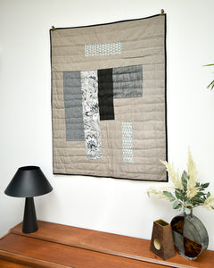 Handmade Recycled Material Patchwork Wall Hanging