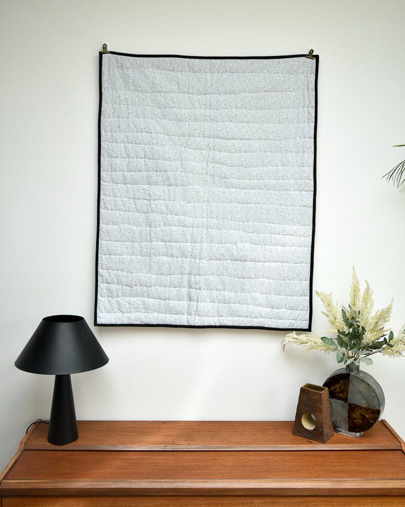 Handmade Recycled Material Patchwork Wall Hanging