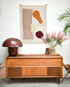 Handmade Recycled Material Patchwork Wall Hanging