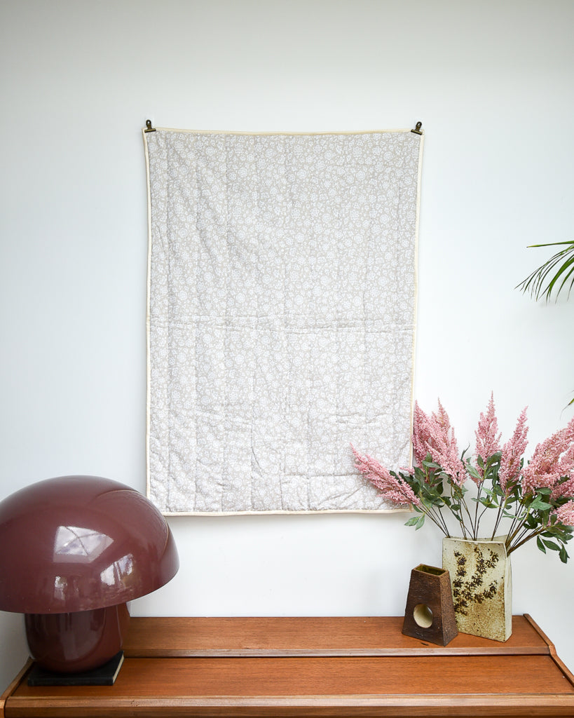 Handmade Recycled Material Patchwork Wall Hanging