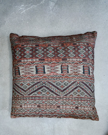 Vintage Moroccan / Turkish Style Cushion (17"x17" Square)