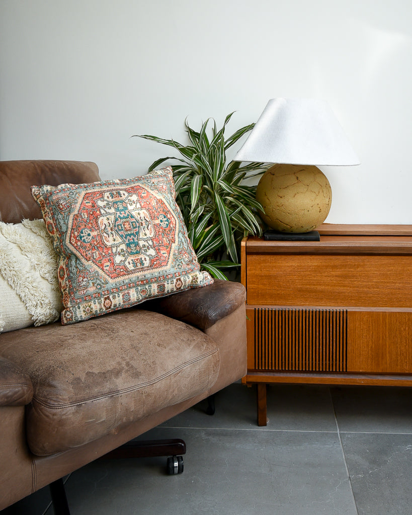 Vintage Moroccan / Turkish Style Cushion (17"x17" Square)