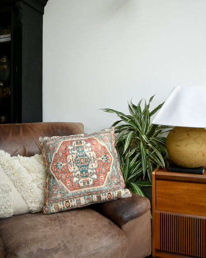 Vintage Moroccan / Turkish Style Cushion (17"x17" Square)