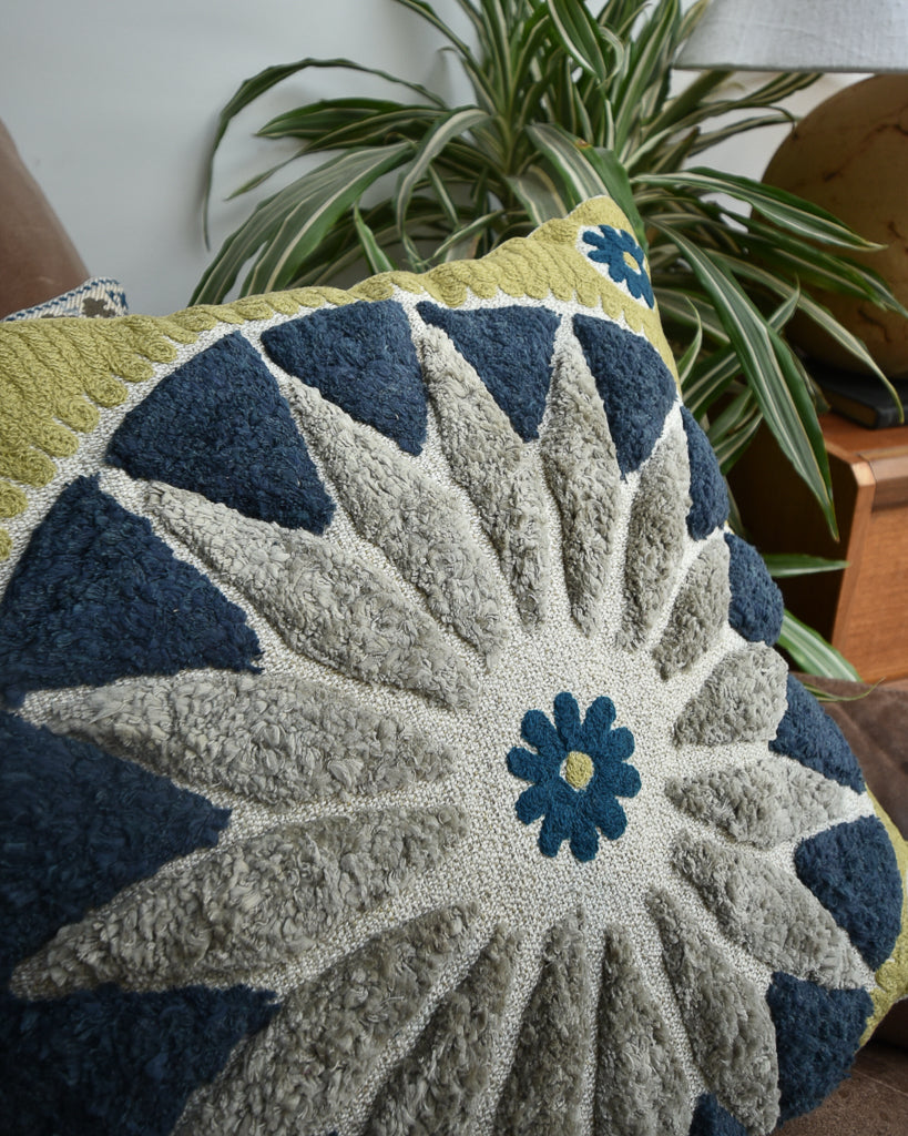 Vintage Suzani Persian Style Cushion (17"x17" Square)