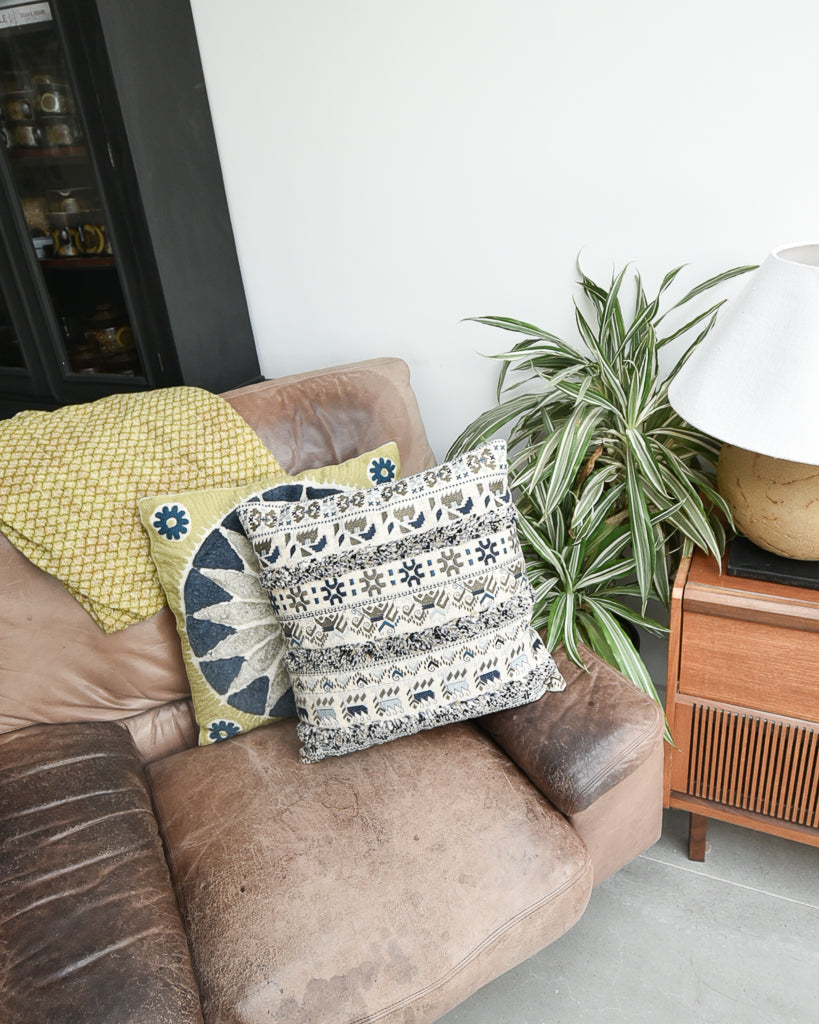 Vintage Suzani / Persian Style Cushion (17"x17" Square)