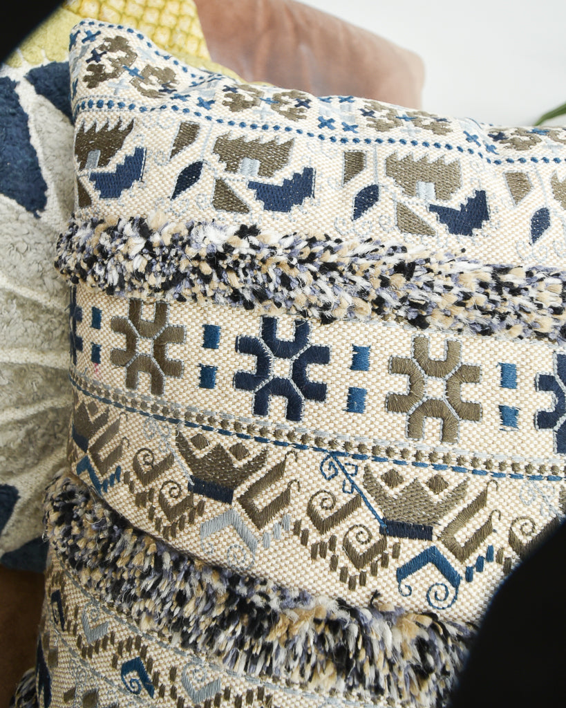 Vintage Suzani / Persian Style Cushion (17"x17" Square)