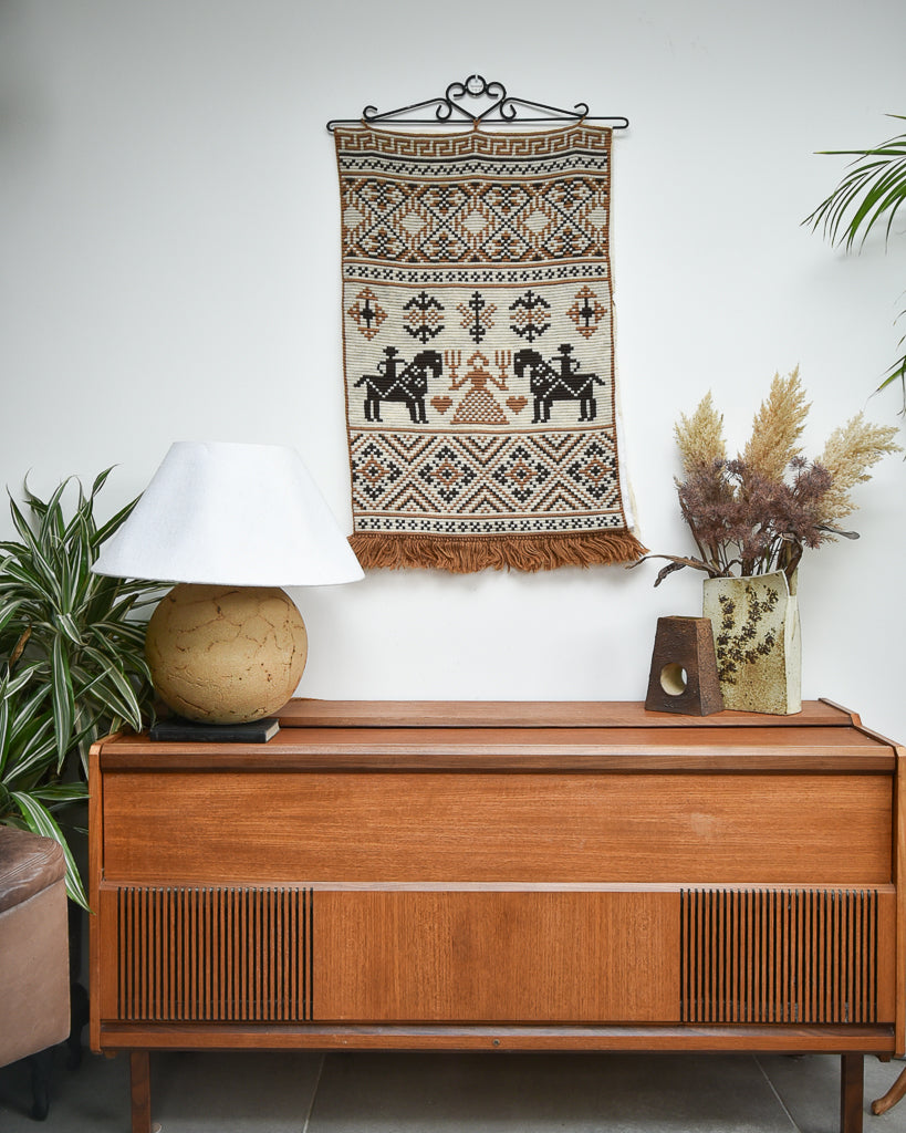 Norwegian Wool Tapestry Wall Hanging