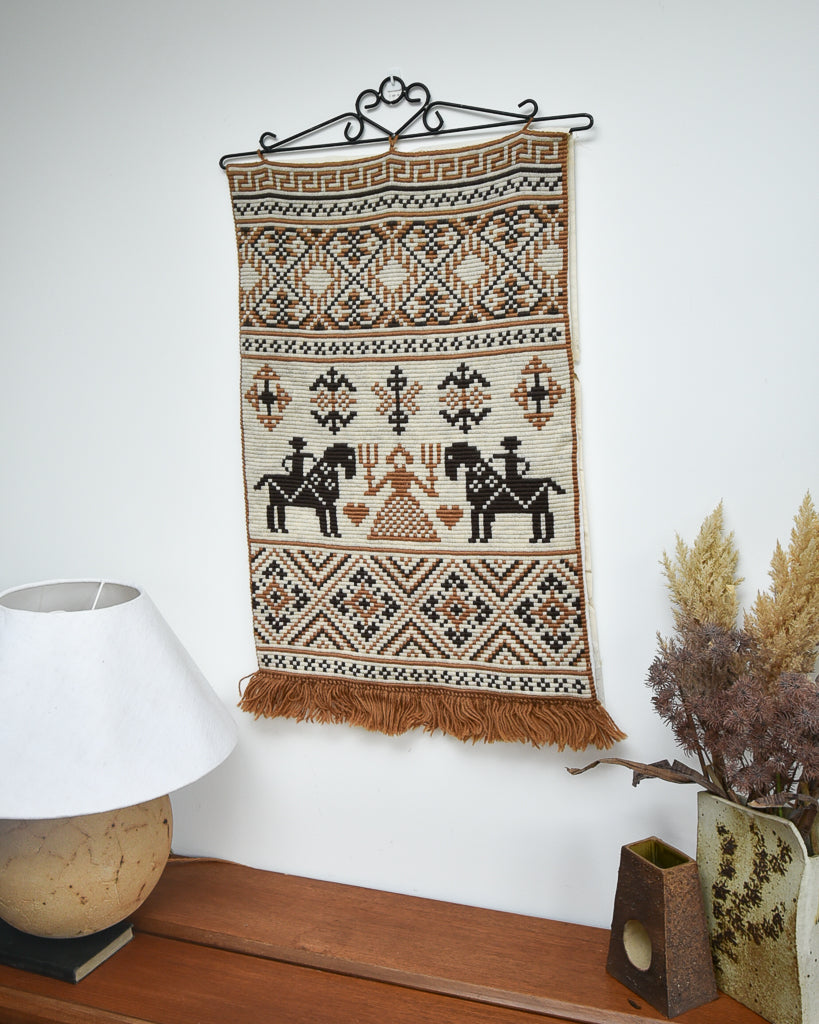 Norwegian Wool Tapestry Wall Hanging