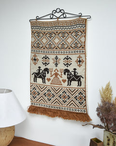 Norwegian Wool Tapestry Wall Hanging