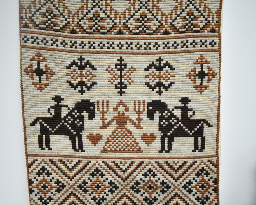 Norwegian Wool Tapestry Wall Hanging