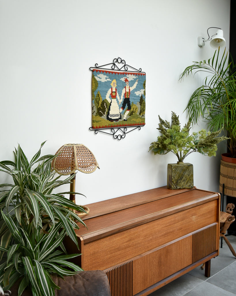Norwegian Wool Tapestry Wall Hanging