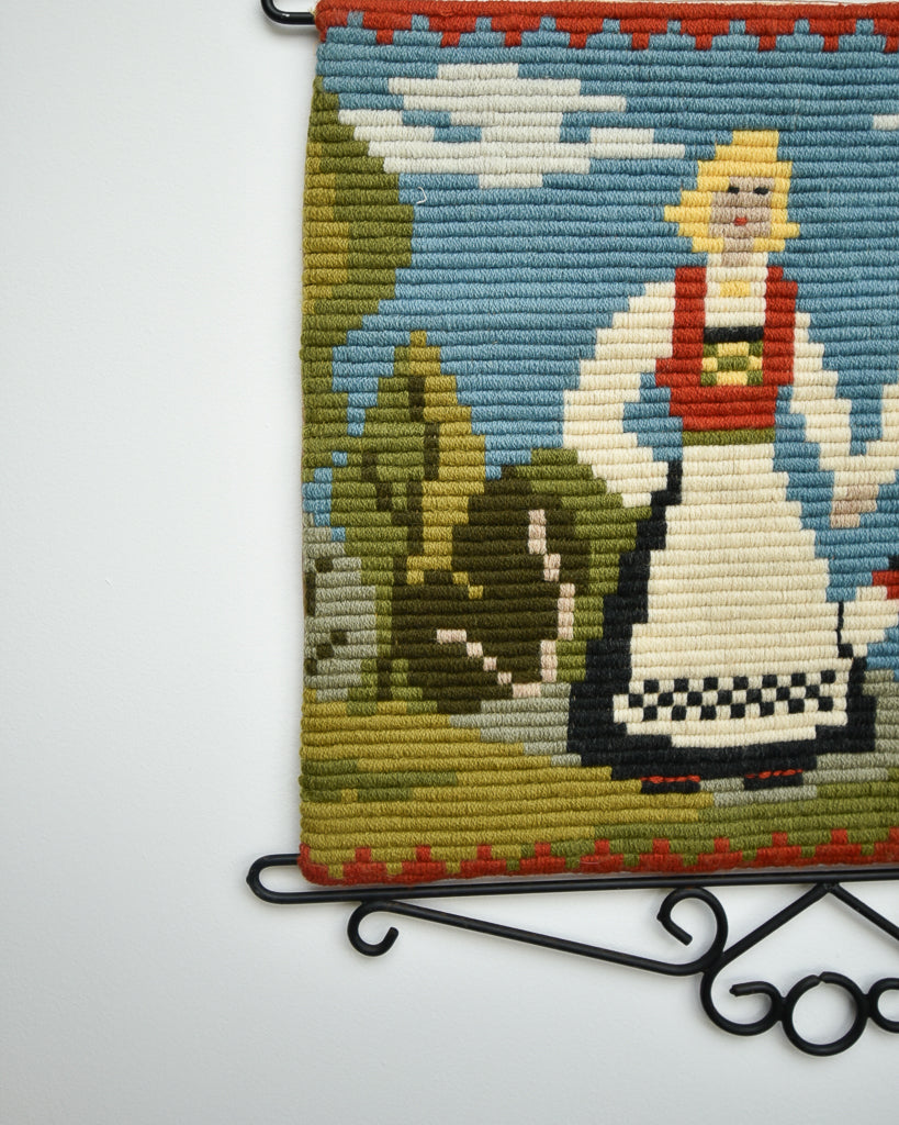 Norwegian Wool Tapestry Wall Hanging