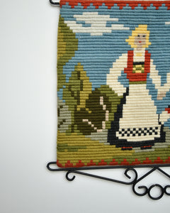 Norwegian Wool Tapestry Wall Hanging