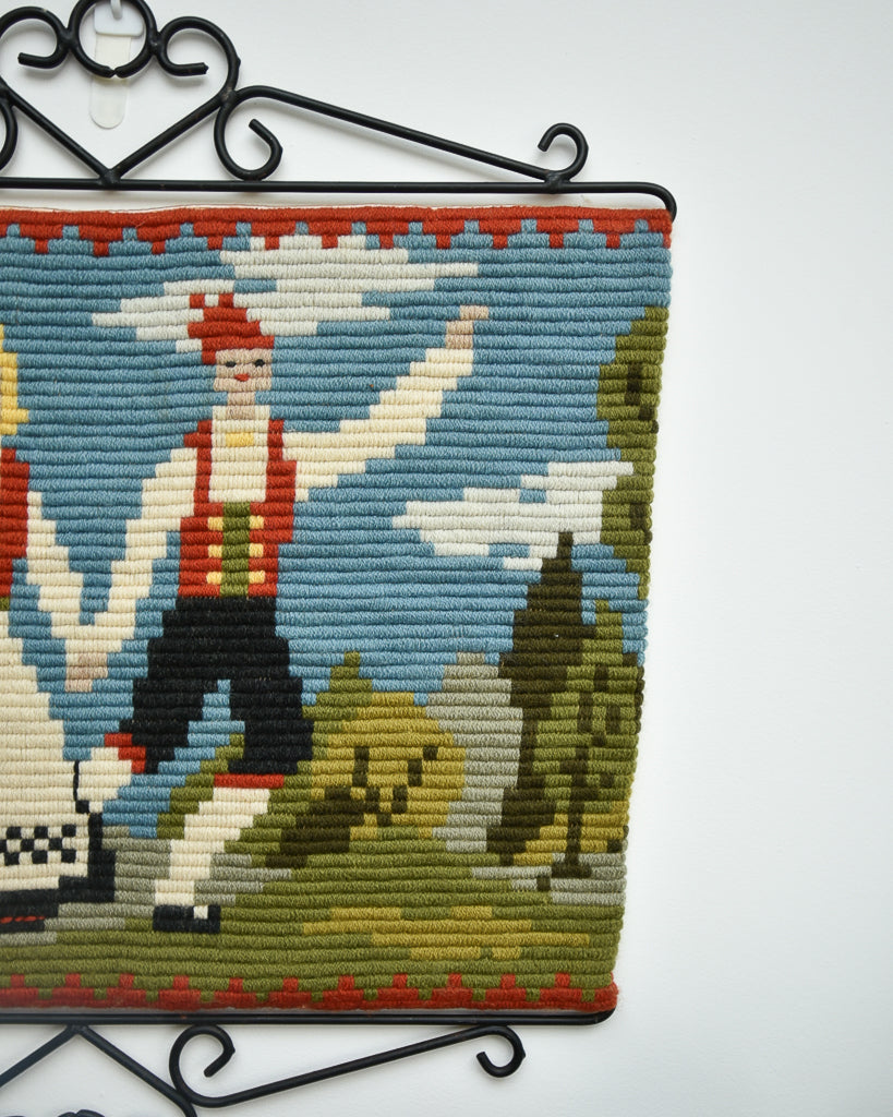 Norwegian Wool Tapestry Wall Hanging