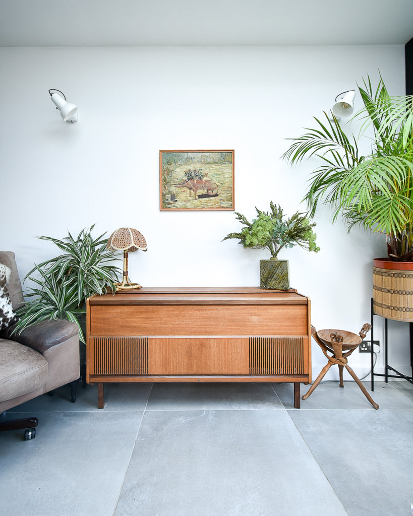 Mid Century Framed Impressionist Style Oil Painting