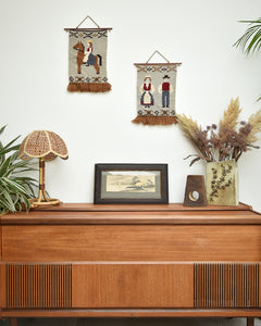 Norwegian Wool Tapestry Wall Hangings (Pair)