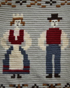 Norwegian Wool Tapestry Wall Hangings (Pair)