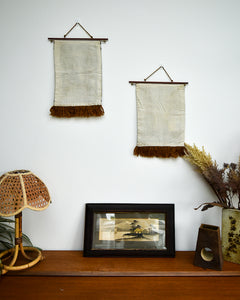 Norwegian Wool Tapestry Wall Hangings (Pair)