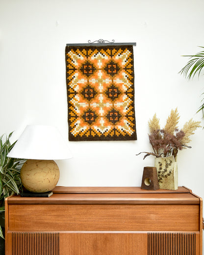 Norwegian Wool Tapestry Wall Hanging