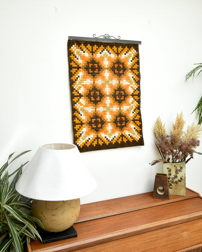 Norwegian Wool Tapestry Wall Hanging