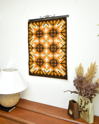 Norwegian Wool Tapestry Wall Hanging