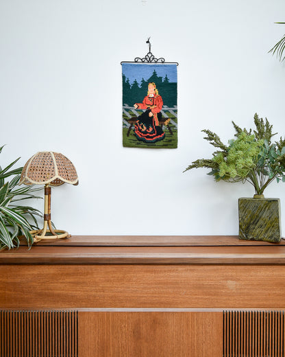 Norwegian Wool Tapestry Wall Hanging