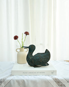 Vintage Duck Metal Rustic Tea Light Holder