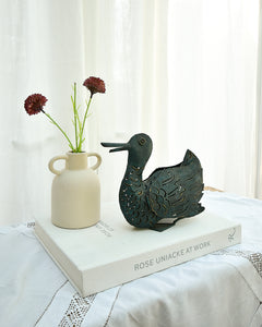 Vintage Duck Metal Rustic Tea Light Holder