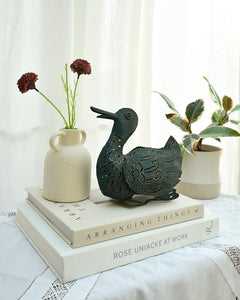 Vintage Duck Metal Rustic Tea Light Holder