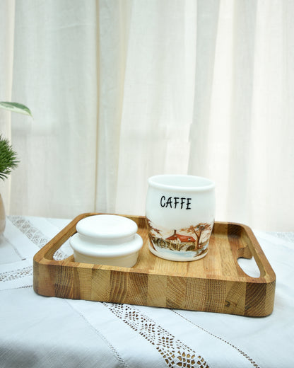 Mid Century 1950s Milk Glass Canister Set