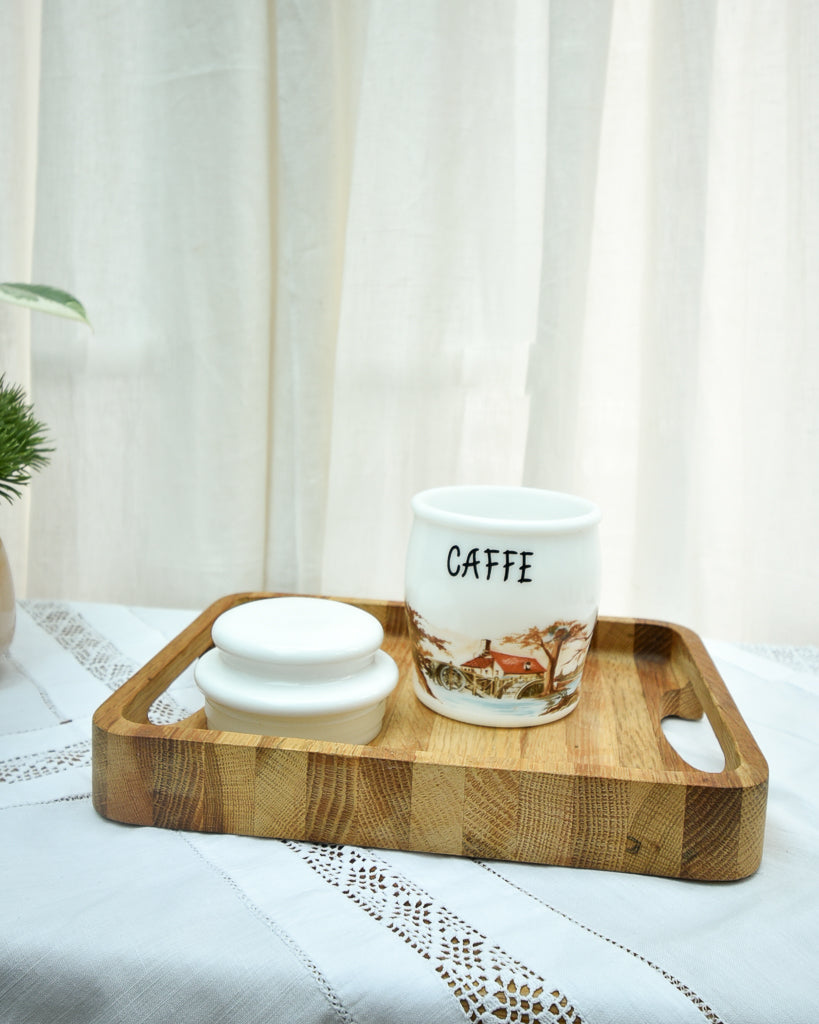 Mid Century 1950s Milk Glass Canister Set