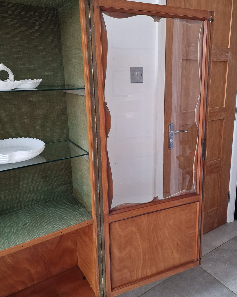 Vintage French Provincial Cabinet Bookcase Gustavian Style