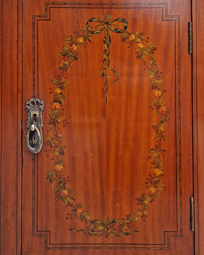 Vintage Edwardian Mahogany Bedside Tables / Cabinets