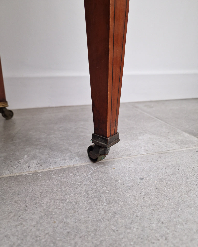 Vintage Edwardian Mahogany Bedside Tables / Cabinets